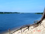 Вид с Белой дюны на море.